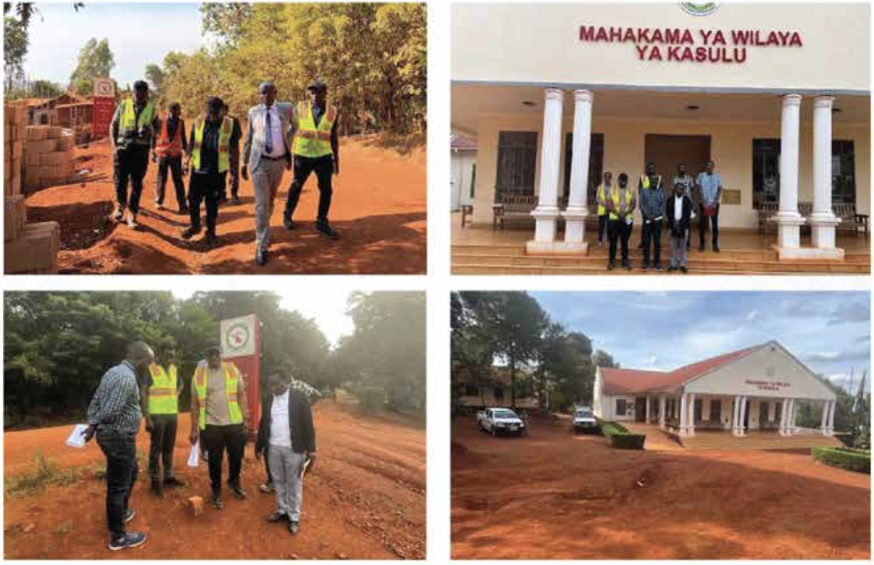 High Court building construction and rehabilitation project in Kasulu for the Judiciary of Tanzania.
